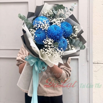 Cúc mẫu đơn xanh