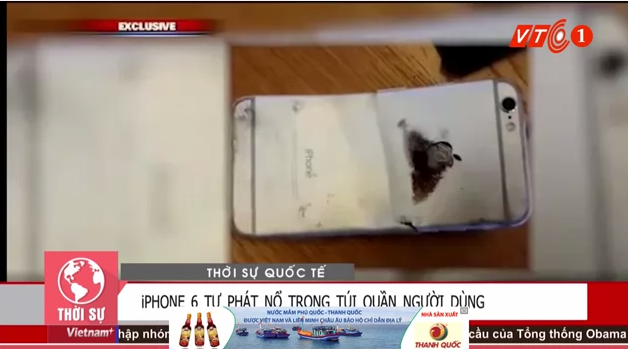 Iphone 6 bỗng dưng phát nổ