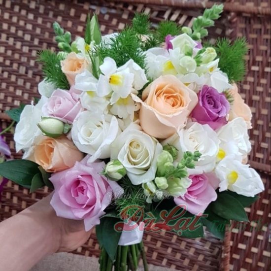Cầm tay cô dâu 5