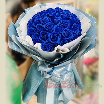 Hồng sáp màu xanh lớn